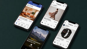 Facebook and Instagram ads on mobile: feed ads, story ads, and e-commerce product ads